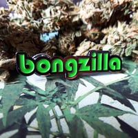 Image 2 of BONGZILLA ENAMEL PIN