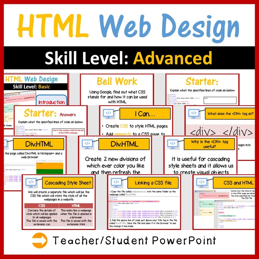 Image of Web Design in HTML – Introduction to Cascading Style Sheets (Skill Level: Advanced)
