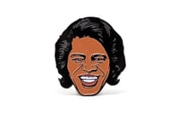 James Brown Head Enamel Pin