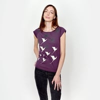 Image 1 of PurpleStarburst Bamboo T