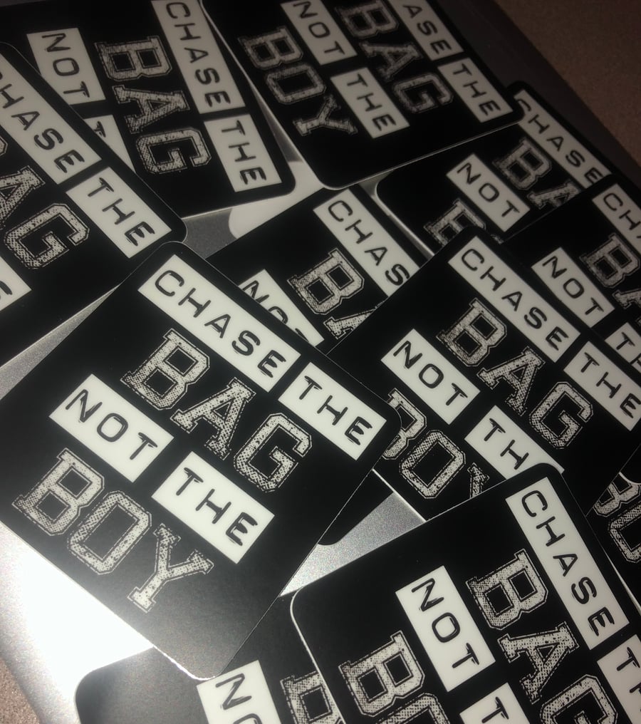 Image of Bag Not Boy Laptop Sticker 