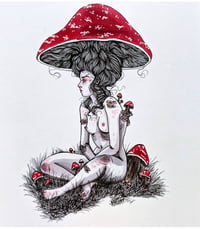 Mushroom babe commission