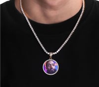 Image 2 of Round Photo Pendant