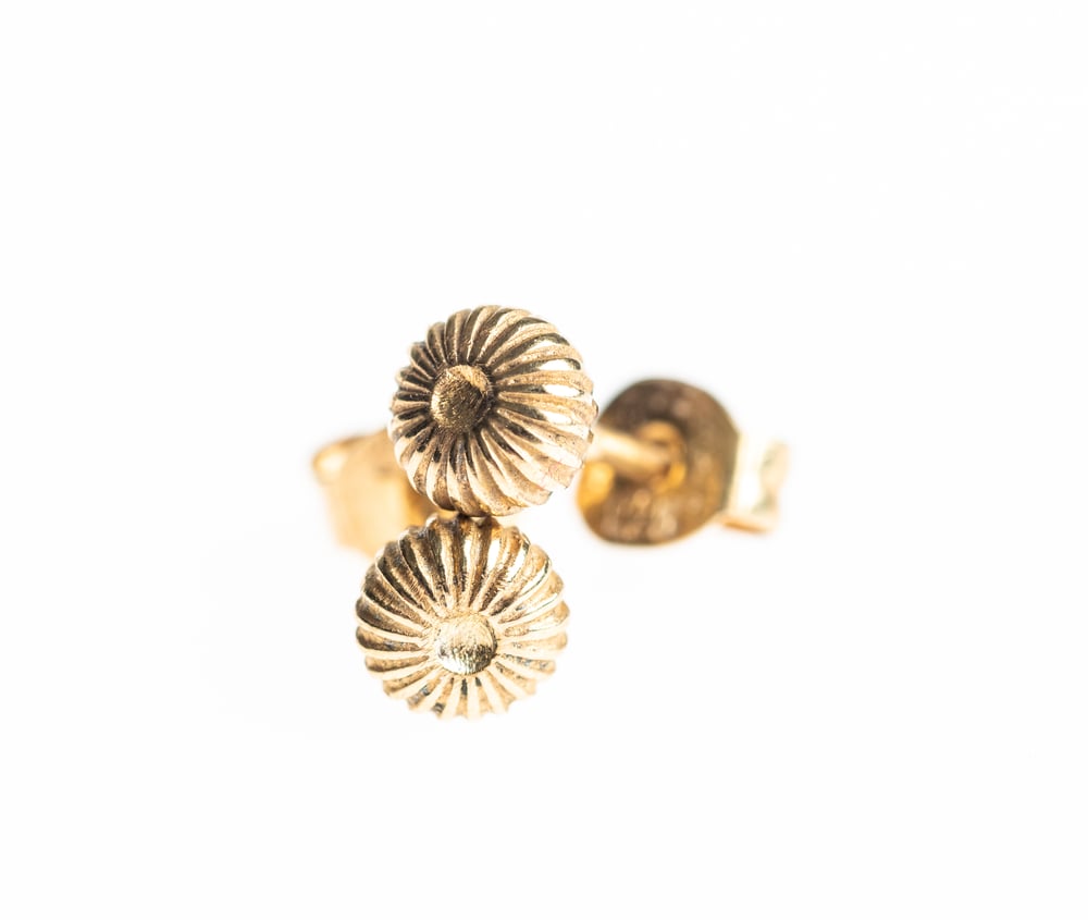 Image of Oorbellen - horlogekroontje, goudsmid Antwerpen