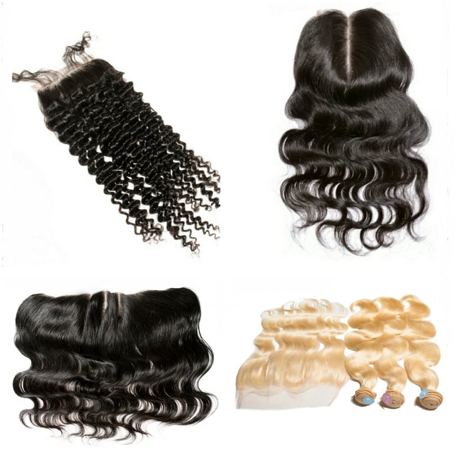 Image of LACE CLOSURES / FRONTALS  BRAZILIAN ,EUROPEAN & PERUVIAN LACE