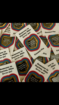 Image 4 of Someone In Dayton Enamel Pin