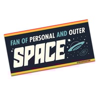 Fan of Space Bumper Sticker