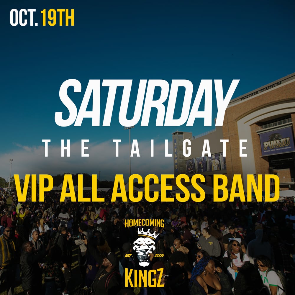 2019 KINGZ TAILGATE VIP ALL ACCESS BAND Kingz