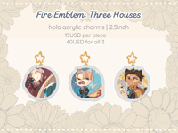 Fire Emblem Three Cats Charm 