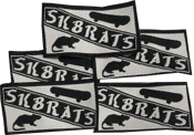Image of SK8RATS Patches White (5 Pack)