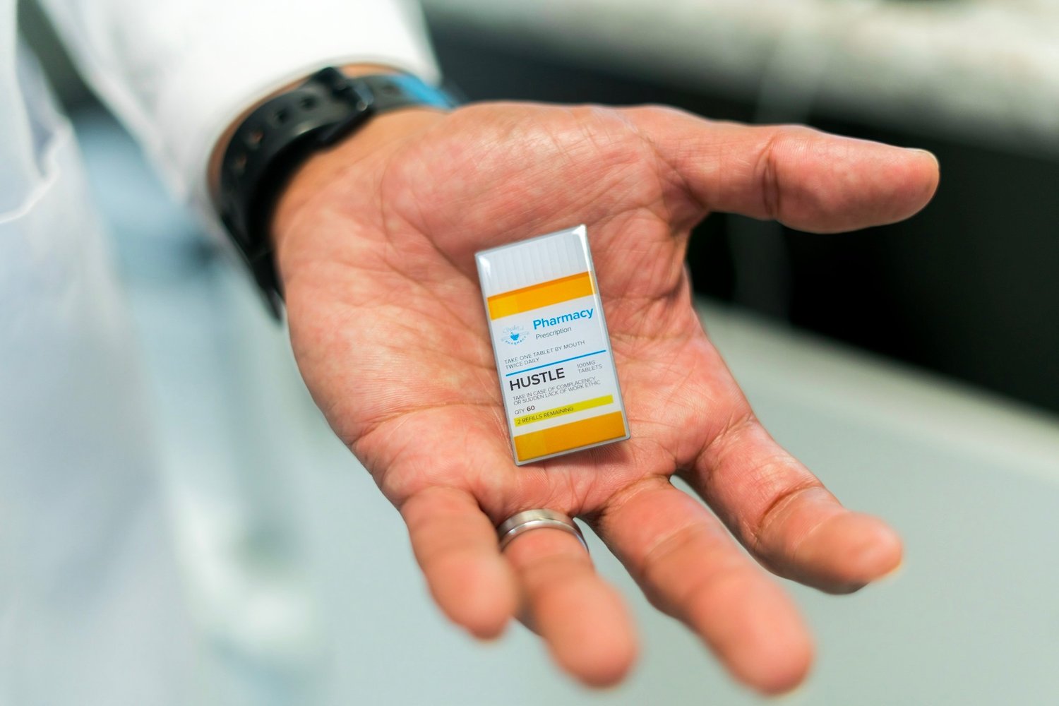 Image of Parker's Pharmacy HUSTLE Lapel Pins