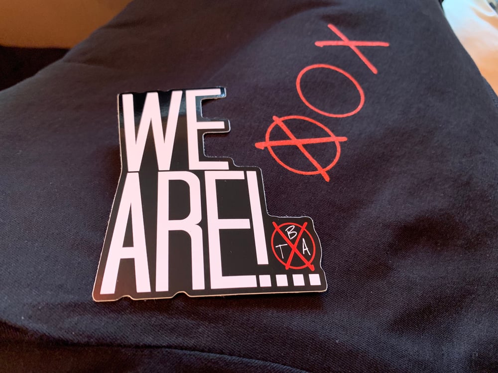Image of WE ARE Sticker