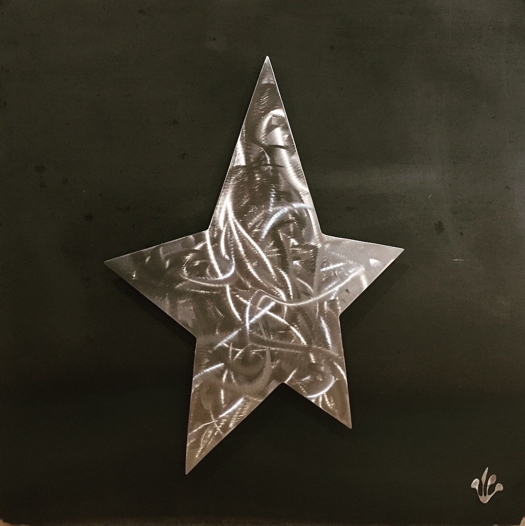 Image of ★ Tableaux Acier - Etoile ★ 65x65