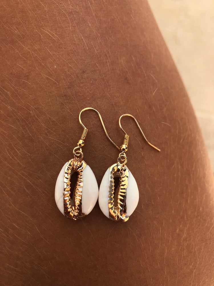 Image of Semi Gold Plated Earrings
