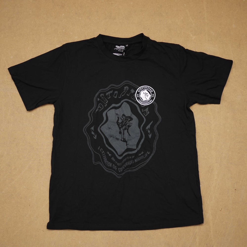 Image of Black Haunted Logo T-Shirt