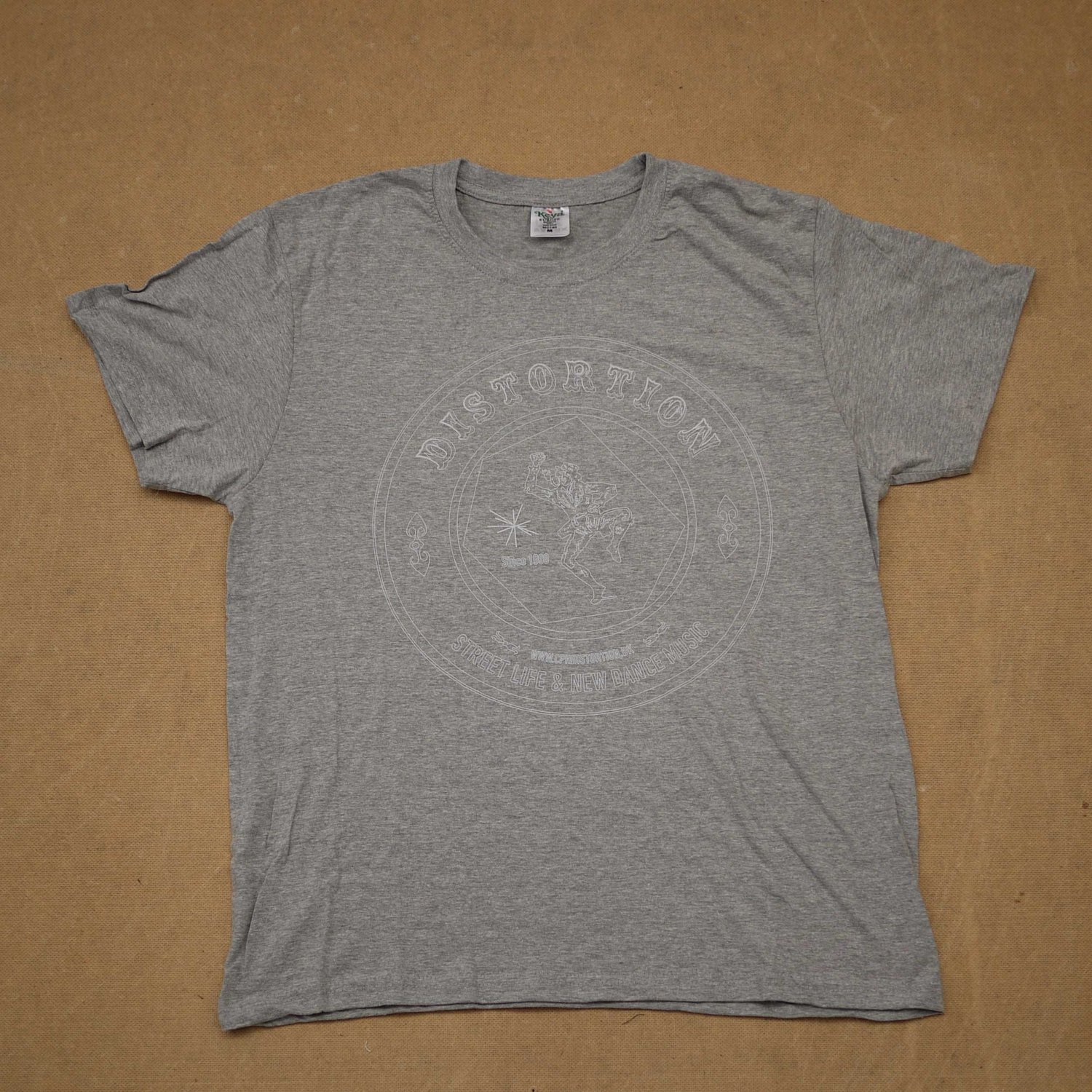 Image of Grey Outlined Logo T-shirt