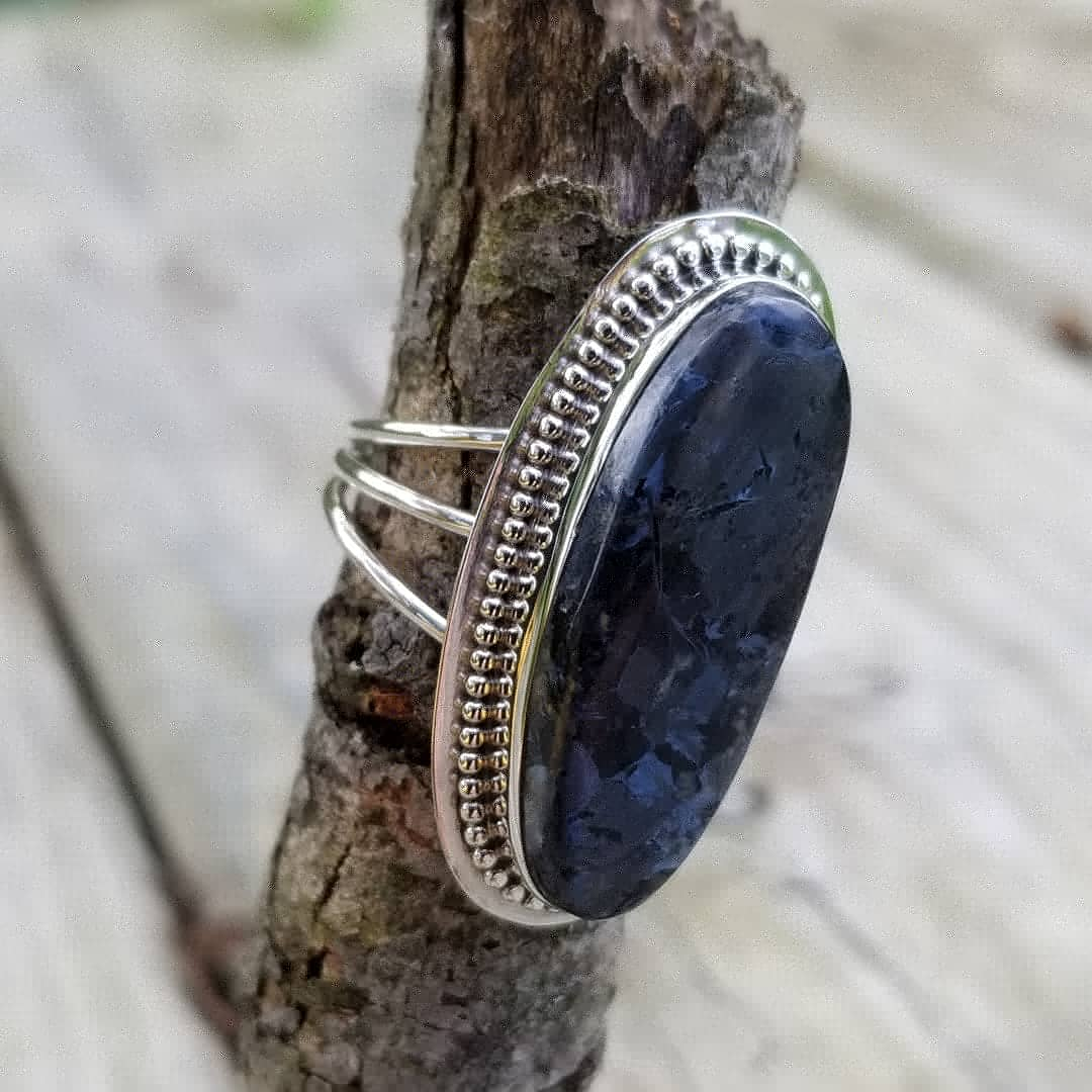 Image of Valkyrie - Pietersite Ring in Sterling Silver