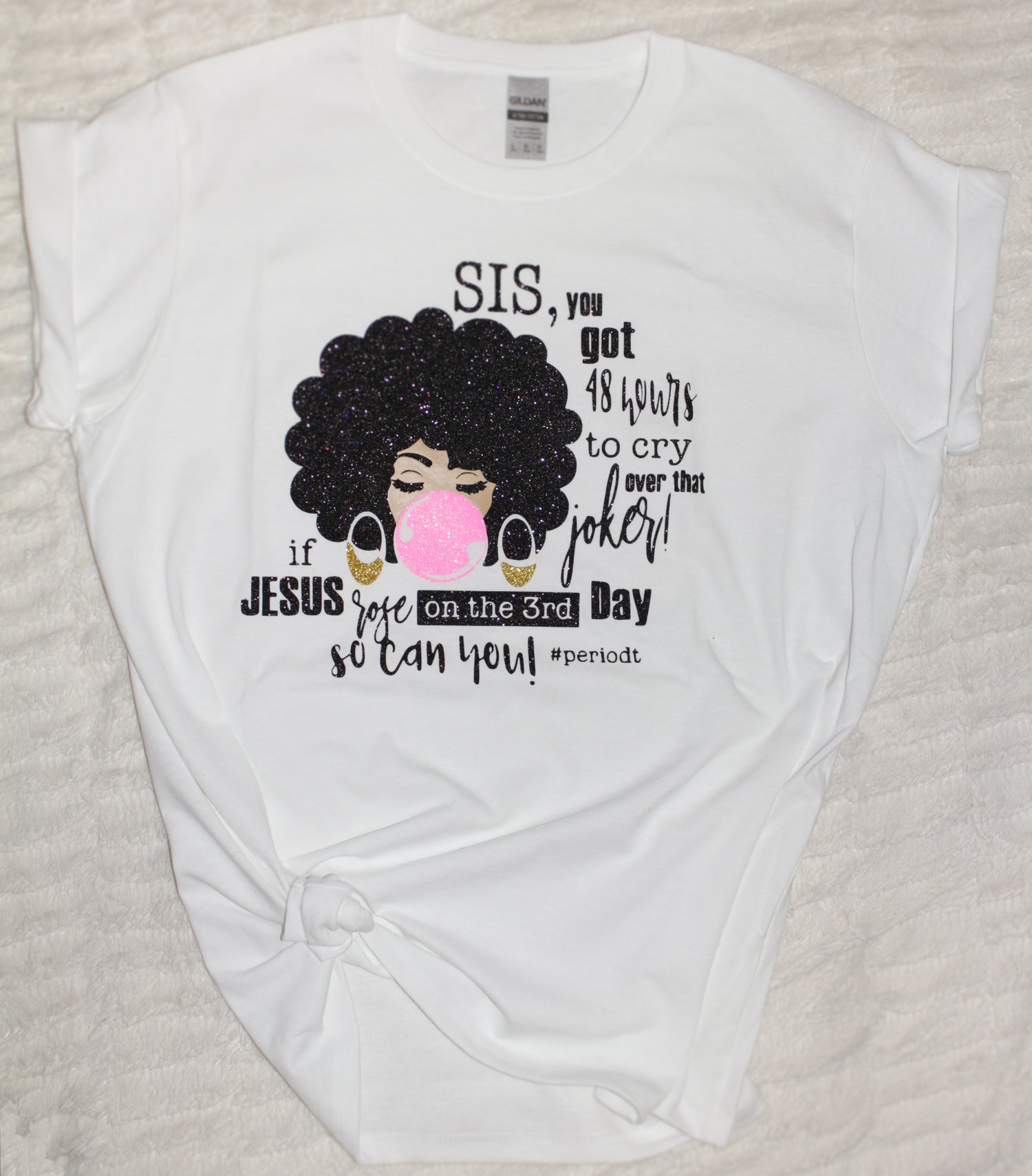 Image of 'Melanie' Series Sparkle [Bling Glitter] Tees