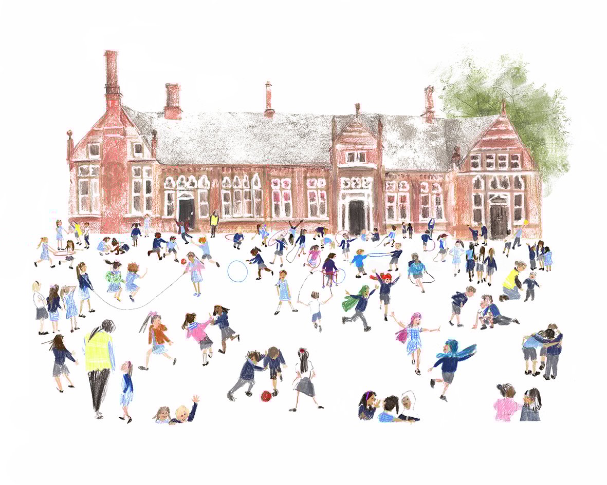 Image of 'Playtime' Limited Edition Giclee Print - 16x20inches