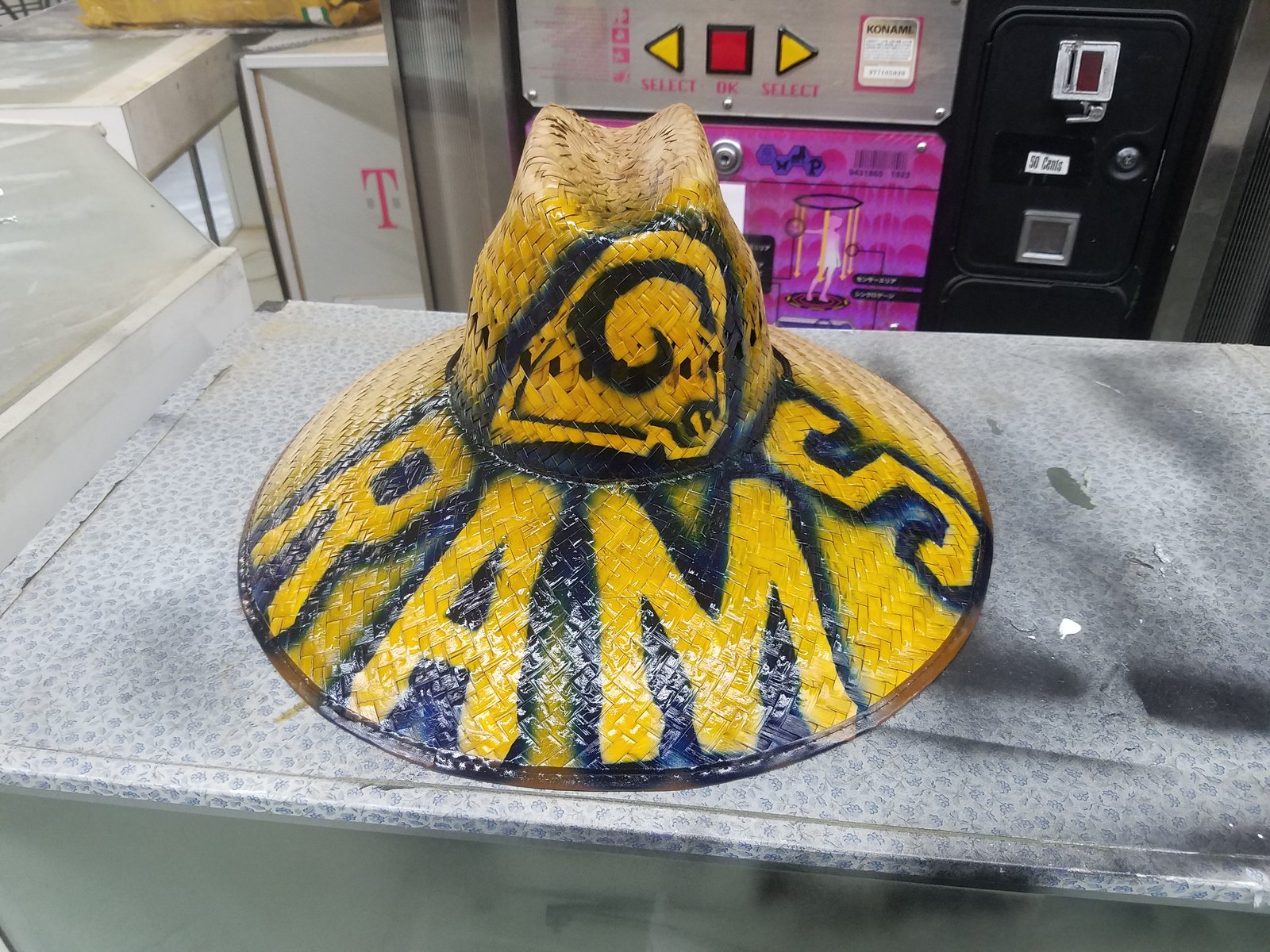 Los Angeles Rams yellow and blue NFL 