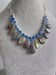 Image of LABRADORITE AND BLUE TOPAZ NECKLACE