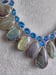 Image of LABRADORITE AND BLUE TOPAZ NECKLACE