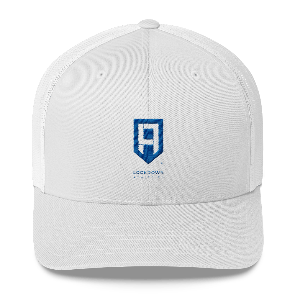 Image of LDA White & Blue Trucker