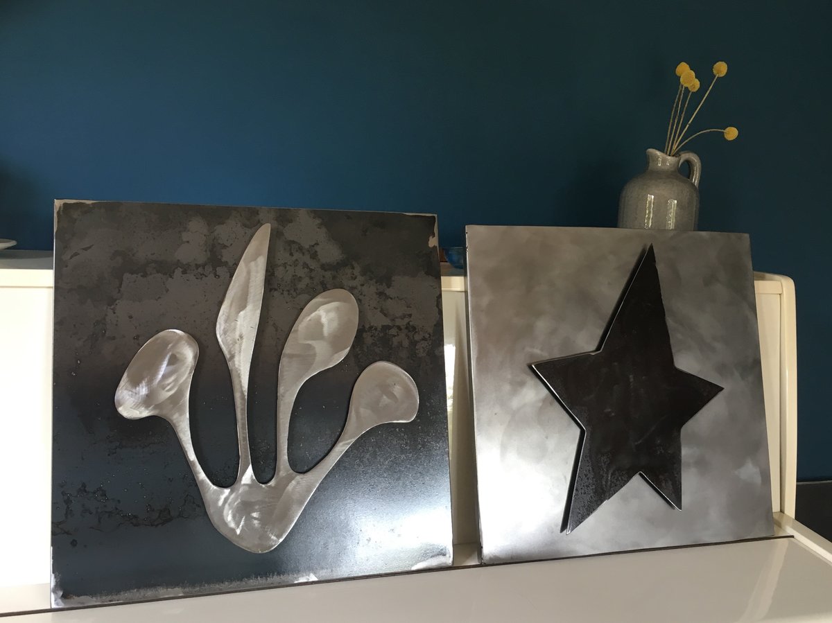 Image of ☆ Tableau Acier ☆ 25x25