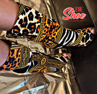 "Aly" Animal print mid calf boots