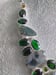 Image of MOSS AGATE AND CHROME DIOPSIDE NECKLACE