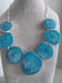 Image of LARGE BLUE BOTSWANA AGATE NECKLACE