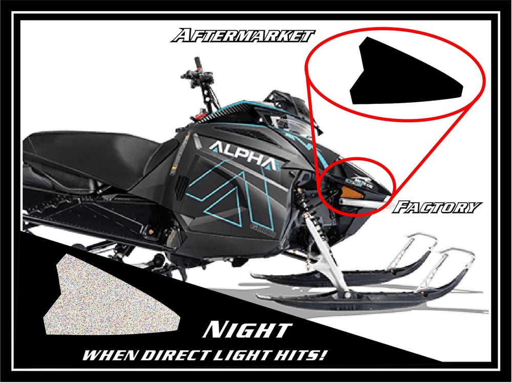 Image of ARCTIC CAT BLACK REFLECTORS