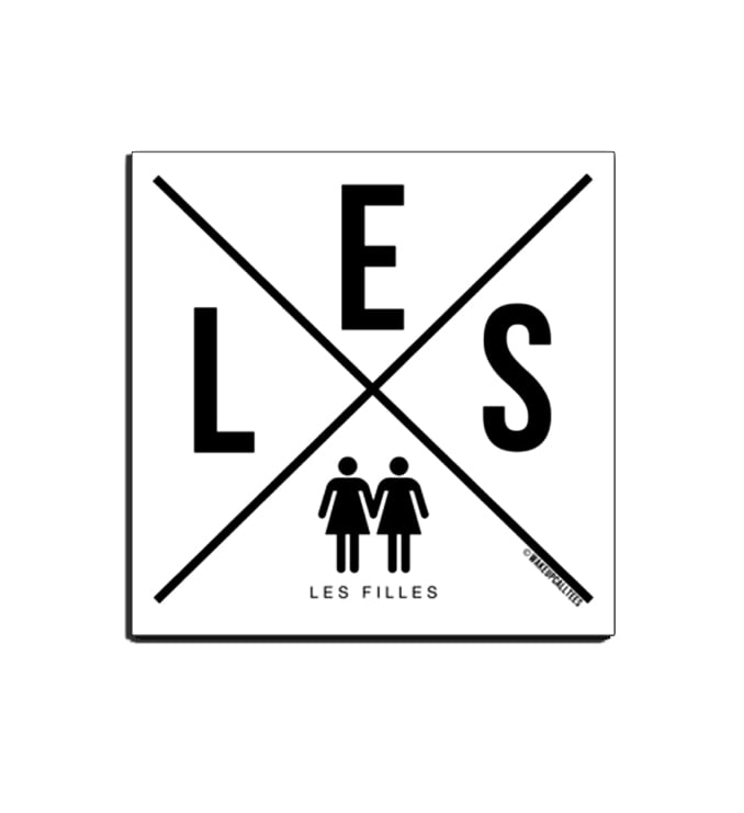 Image of Les Filles Sticker 