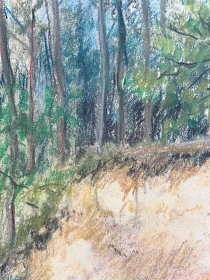 Image of VINTAGE DUTCH DRAWING: LANDSCAPE #11