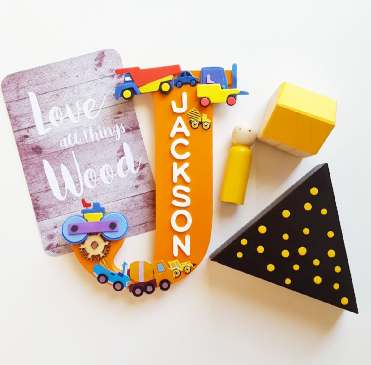 Image of Boys TRANSPORT Personalised Letters