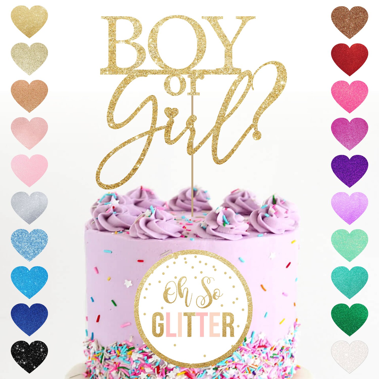 Image of Boy or Girl? - Cake Topper