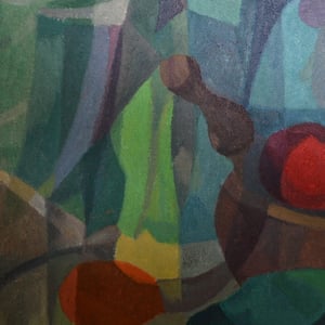 Image of  Painting, 'Mortar and Pestle,' Horas Kennedy (1917-1997)