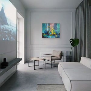 Image of Painting, 'Five Lemons,' Horas Kennedy (1917-1997)