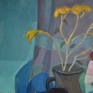 Image of Painting, 'Five Lemons,' Horas Kennedy (1917-1997)