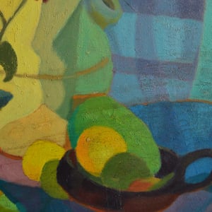 Image of Painting, 'Five Lemons,' Horas Kennedy (1917-1997)