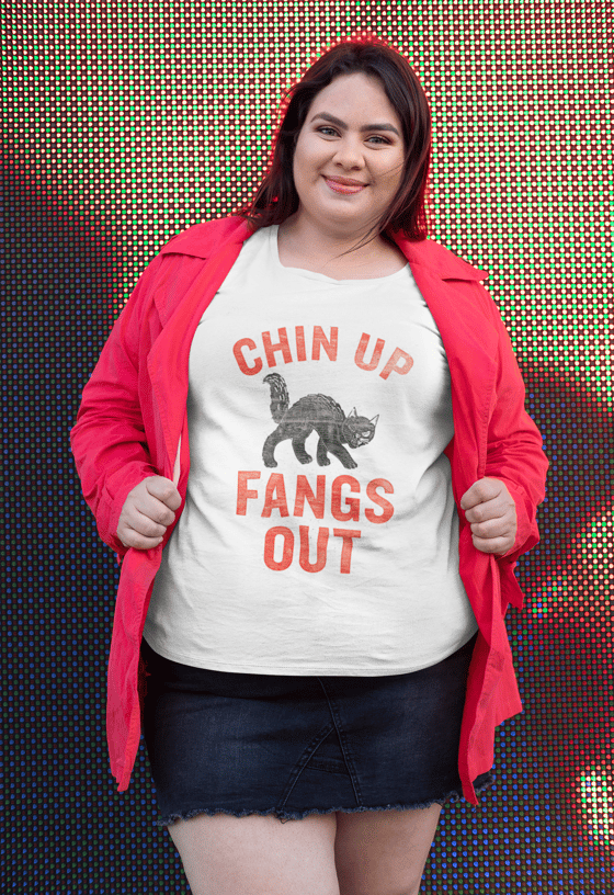 Image of Chin Up! Fangs Out! Shirt