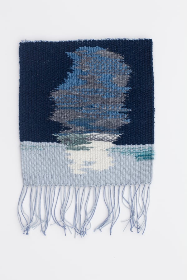 Image of Meet me on the ice wall tapestry weaving