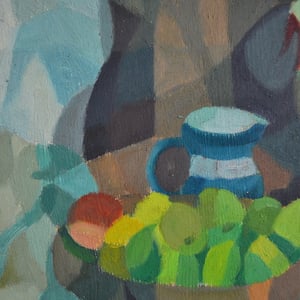Image of Painting, 'A Bowl of Lemons,' Horas Kennedy (1917-1997)