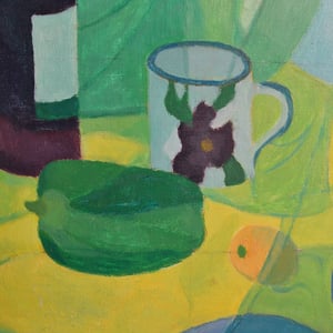 Image of Painting, 'Bottle and Pepper,' Horas Kennedy (1917-1997)