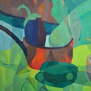 Image of Painting, 'Pan and Jug,' Horas Kennedy (1917-1997)