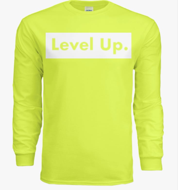 Level Up neon/white Level Up clothing LLC