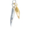 Lucky charm horn necklace