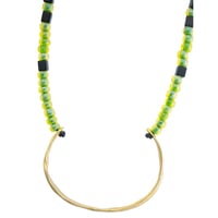 Image 4 of Gold-plated silver and glass bead Lulu necklace