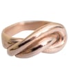 Layla wide knot ring