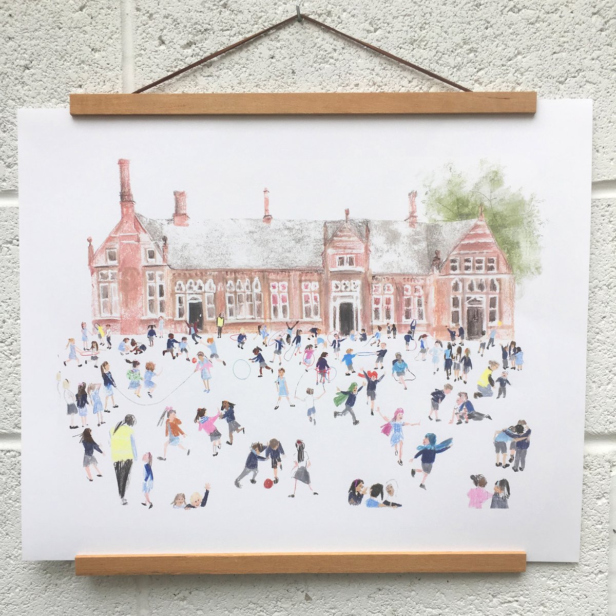 Image of 'Playtime' Limited Edition Giclee Print - 16x20inches